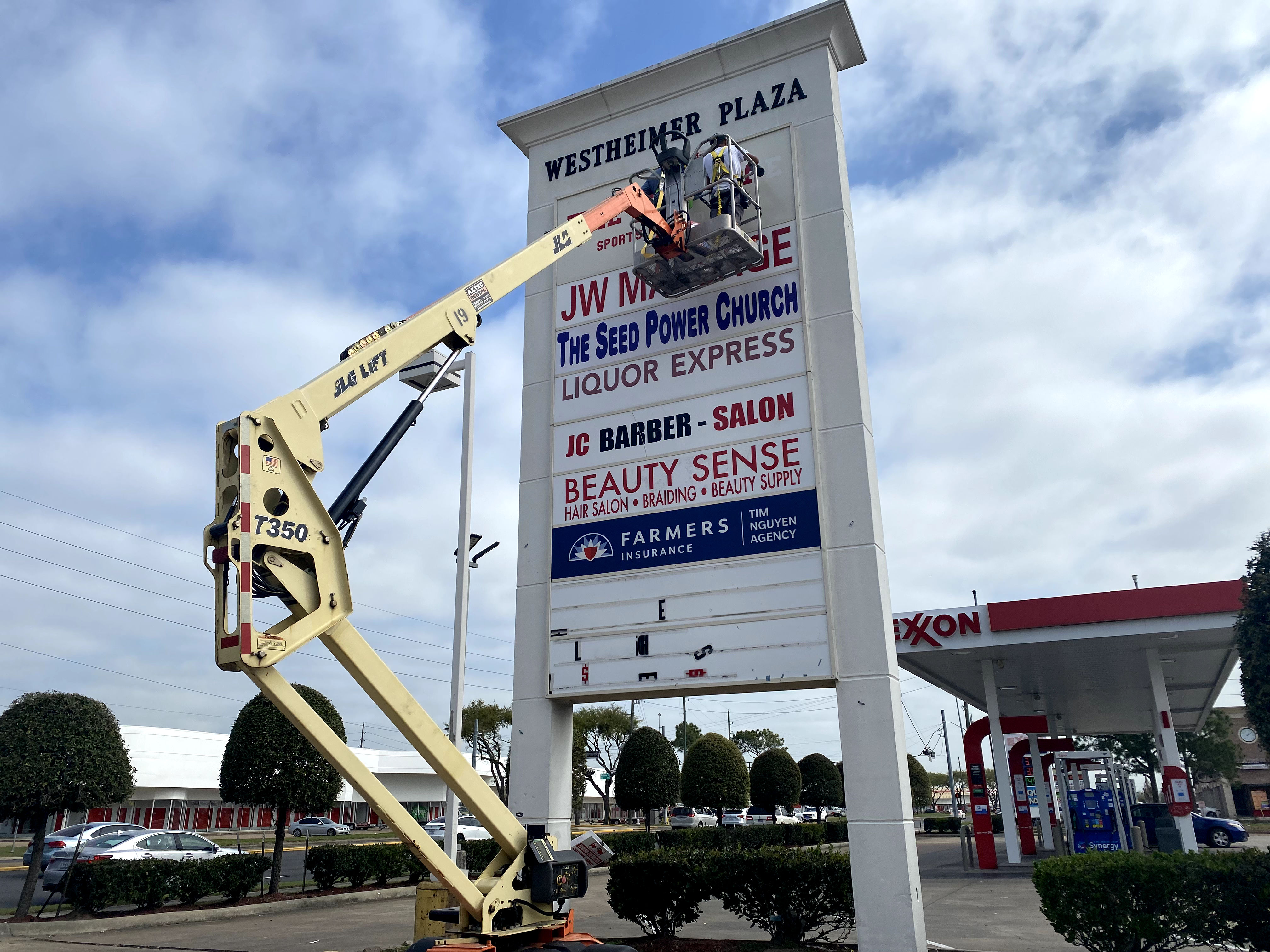 Fabricated signage